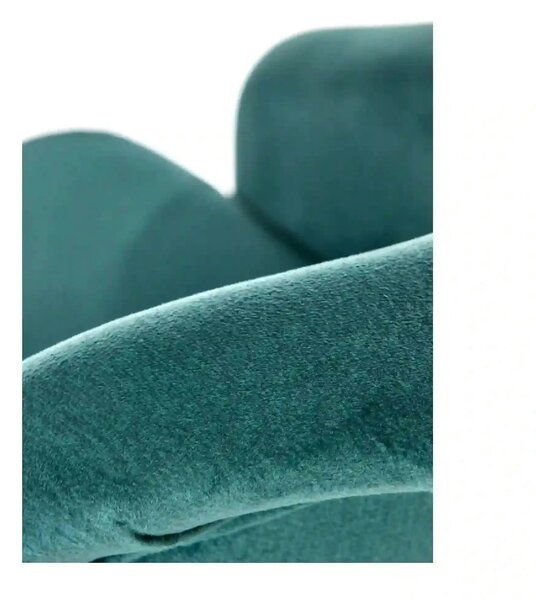 Scaun TOLEDO 2, verde/stejar, stofa catifelata/lemn de fag, 57x56x86 c