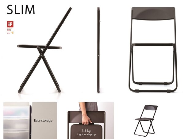 Scaun pliabil Slim