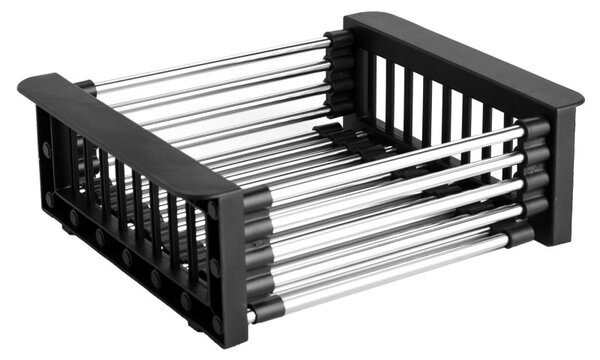 Cos scurgere fructe si legume, design telescopic 28-43 cm, otel si plastic