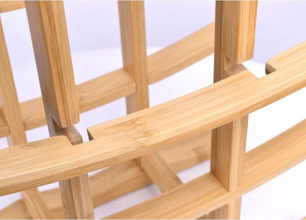 Raft pentru vin, depozitare 12 sticle, lemn de bambus, design modern