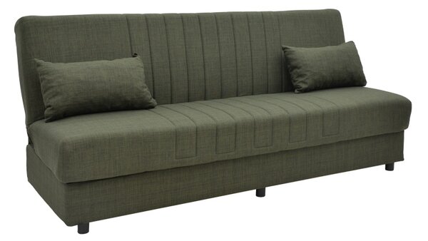 Set mobilier studenti canapea si masuta de cafea, 2 buc, Zing, Gri, 190x75x85 cm