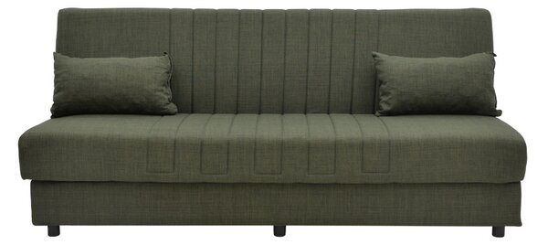Set mobilier studenti canapea si masuta de cafea, 2 buc, Zing, Gri, 190x75x85 cm