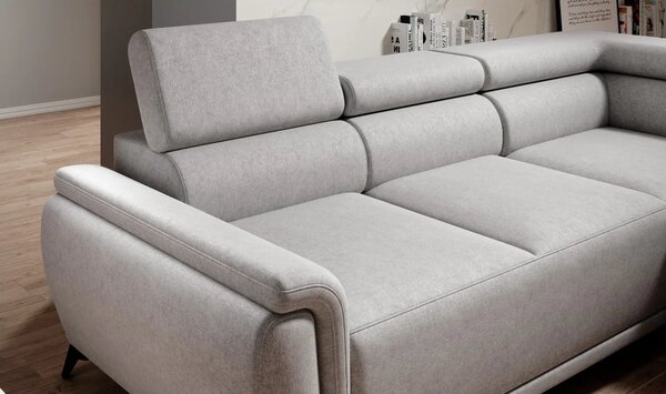Coltar extensibil ATLANTA, sezlong dreapta, stofa clasica bej - Austin