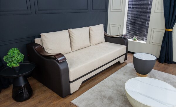Canapea Extensibilă Sally Bonell Mini, Bej