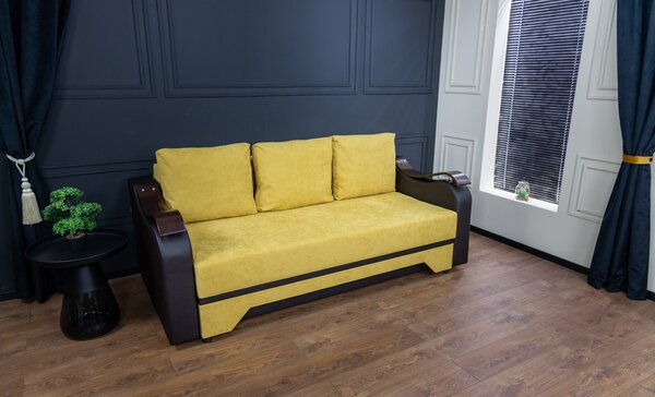 Canapea Extensibilă Sally Bonell Mini, Mustar