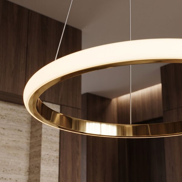 Lampa suspendată LHJ001-CP 40 cm GOLD