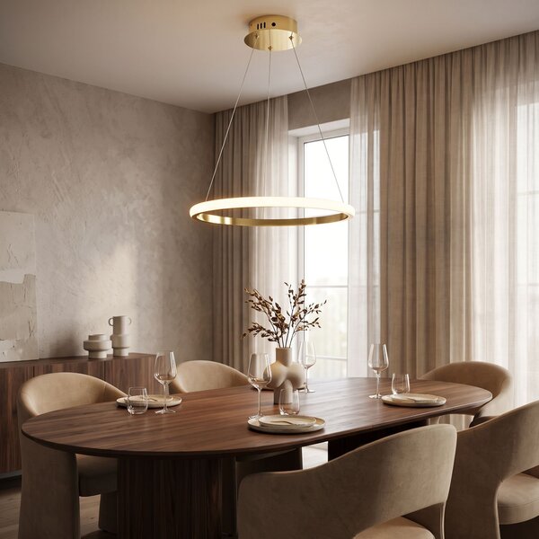 Lampa suspendată LHJ001-CP 40 cm GOLD