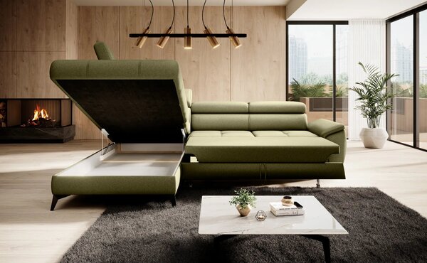 Coltar extensibil MOCCA, personalizabil materiale gama Premium, cu lad
