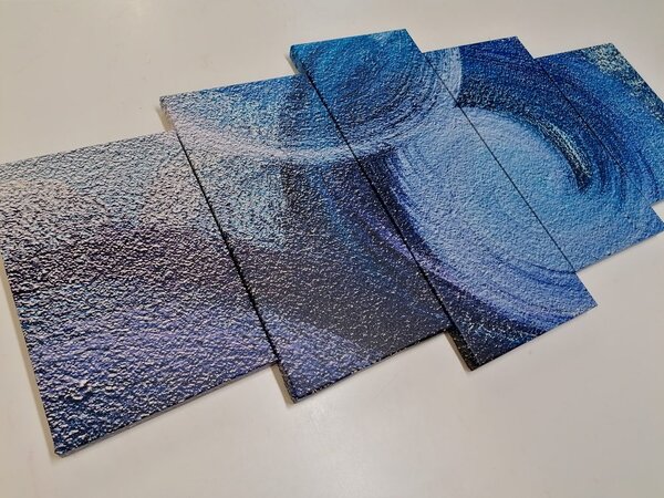 Tablou 5-piese linii abstracte moderne