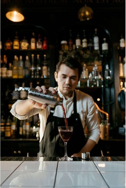 Kit 11 elemente preparare cocktail, set barman, otel inoxidabil