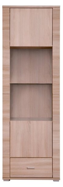 Vitrina GRAND tip 5, stejar sonoma, PAL laminat, 63x39x192 cm