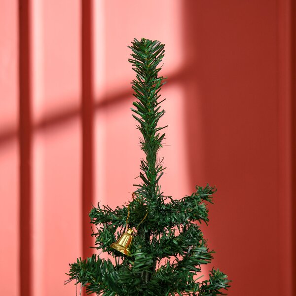 Brad de Craciun Artificial brad cu Decoratiuni, brad verde, decoratiune de Craciun 150cm HOMCOM | Aosom RO
