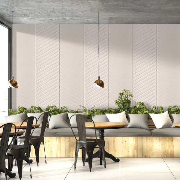 Panou autoadeziv Bianco Linea - 60x300cm