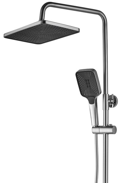 Coloana de dus cu termostat REA ROB Nichel Brush INOX