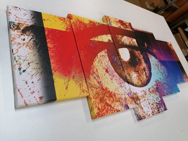 Tablou 5-piese ochiul suprarealist