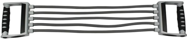 Extensor fitness cu manere, universal, maner ergonomic, 73cm, gri