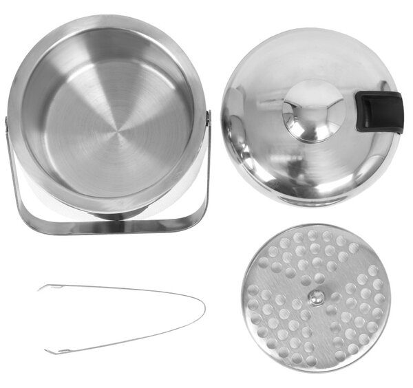 Frapiera si cleste gheata, capacitate 1.3 L, set din otel inoxidabil