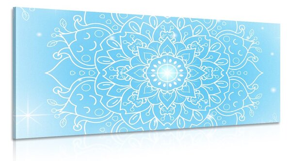 Tablou floare albastră de Mandala