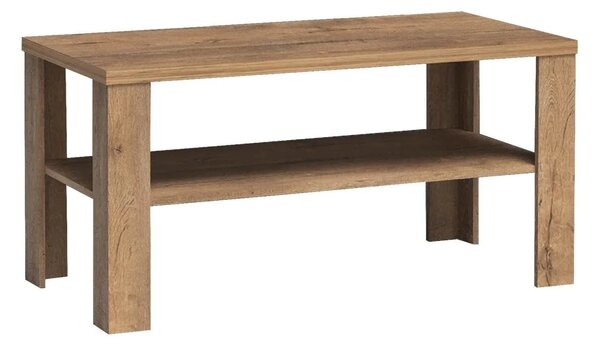 Masuta cafea TEDY T13, PAL melaminat, stejar lefkas, 120x60x59 cm