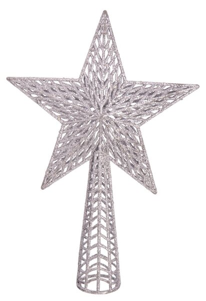 Vârf argintiu pentru pomul de Crăciun Casa Selección, ø 18 cm