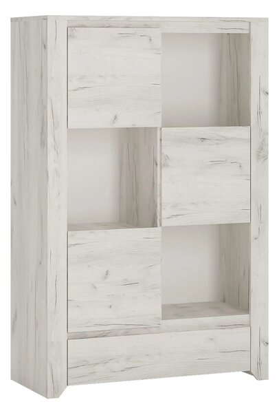 Comoda ANGEL TIP 31, alb, PAL melaminat, 84x40x131 cm