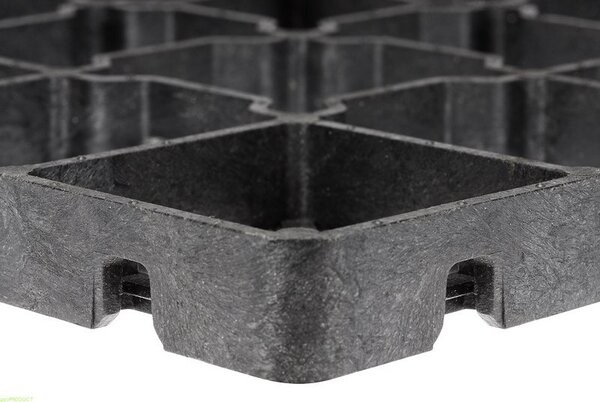 Grila gazon si parcare, geogrid G25, rezistenta 200 tone/mp, 415 x 415 mm