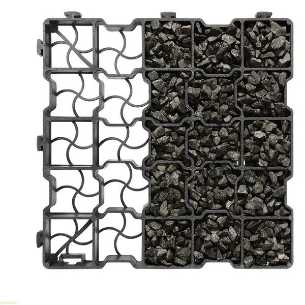 Grila gazon si parcare, geogrid G25, rezistenta 200 tone/mp, 415 x 415 mm