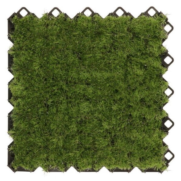 Grila gazon, rezistenta 160 tone/mp, 60x60x4 cm, aplicatii multiple, PP si PE, verde