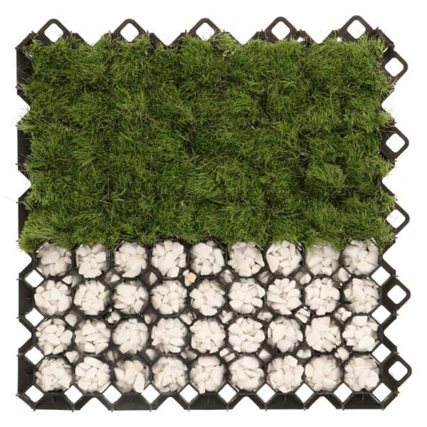 Grila gazon, rezistenta 160 tone/mp, 60x60x4 cm, aplicatii multiple, PP si PE, verde