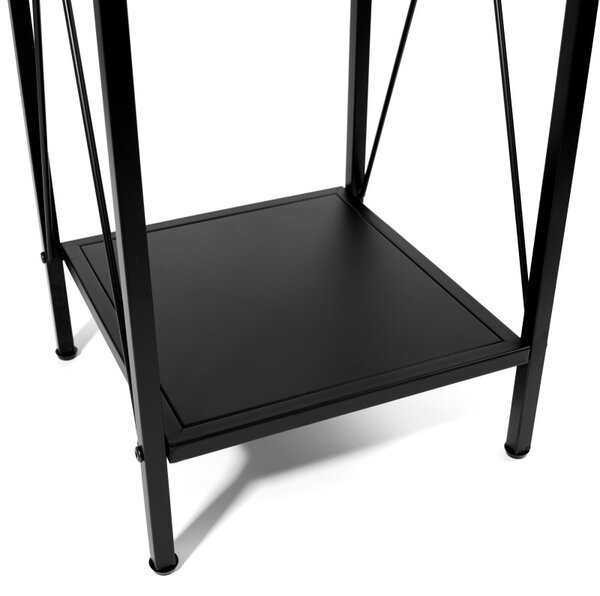 Suport lemne, picioare reglabile, depozitare maxim 100 kg, 110x34x34 cm, otel