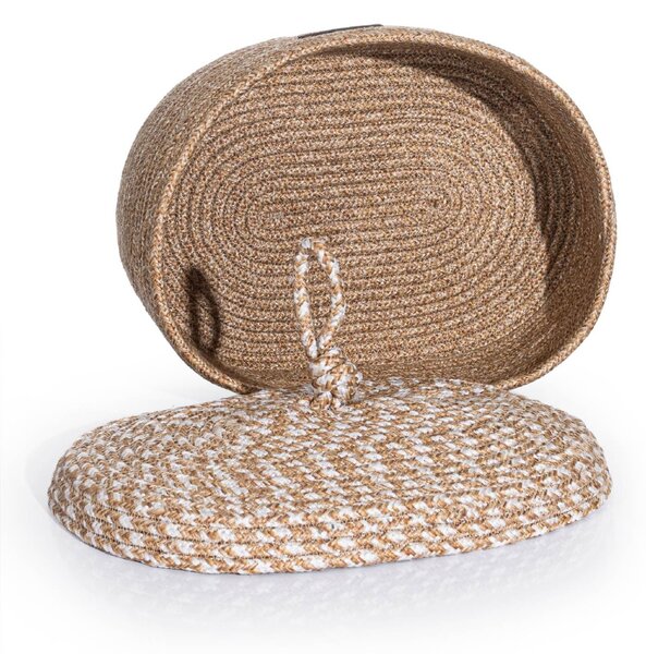 Cos decorativ (Bumbac 100%) 9035119 Natural 25x15x34 cm