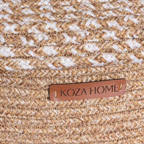 Cos decorativ (Bumbac 100%) 9035119 Natural 25x15x34 cm
