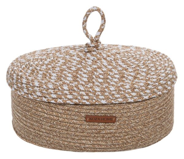 Cos decorativ (Bumbac 100%) 9035119 Natural 25x15x34 cm
