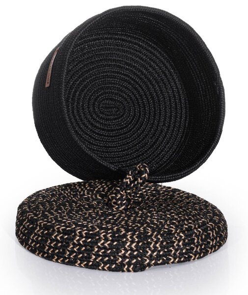 Cos decorativ (Bumbac 100%) 9003054 Negru 25x15 cm