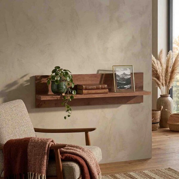 Polita INFINITY I-11, frasin deschis, PAL melaminat, 120x18x32 cm