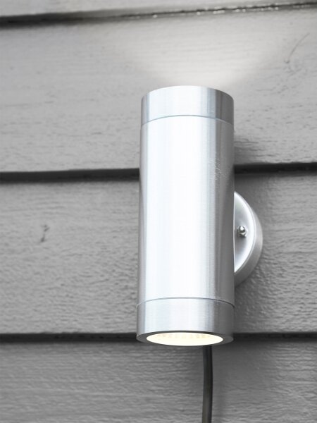 Markslöjd 108170 - Aplica LED de perete pentru exterior GARDEN24 2xLED/3W/24V IP44 crom mat