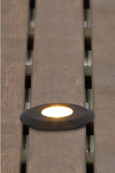 Markslöjd 107285 - Corp LED încastrat pentru exterior GARDEN24 LED/3W/24V IP44, negru