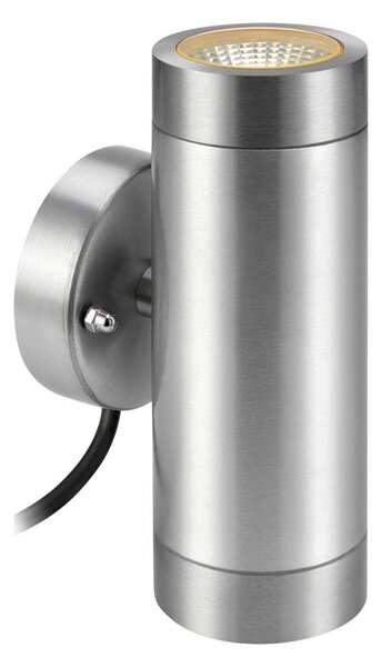 Markslöjd 108170 - Aplica LED de perete pentru exterior GARDEN24 2xLED/3W/24V IP44 crom mat