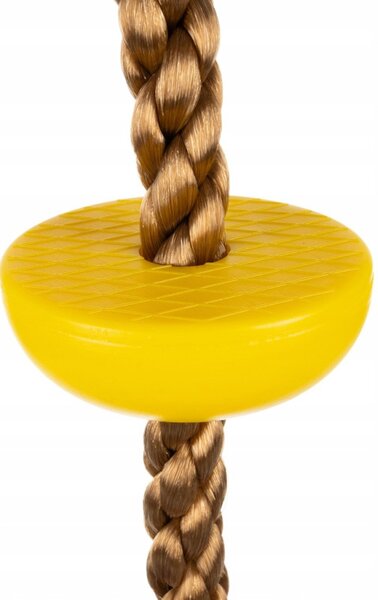 Franghie de catarat, leagan cu disc 30 cm, lungime 210 cm, multicolor