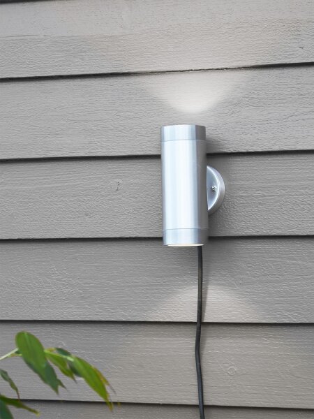 Markslöjd 108170 - Aplica LED de perete pentru exterior GARDEN24 2xLED/3W/24V IP44 crom mat