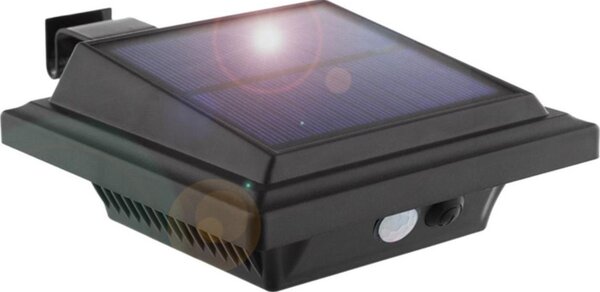HÖFFTECH - Aplică solară de perete cu LED și senzor, 3,7V 2000 mAh IP65