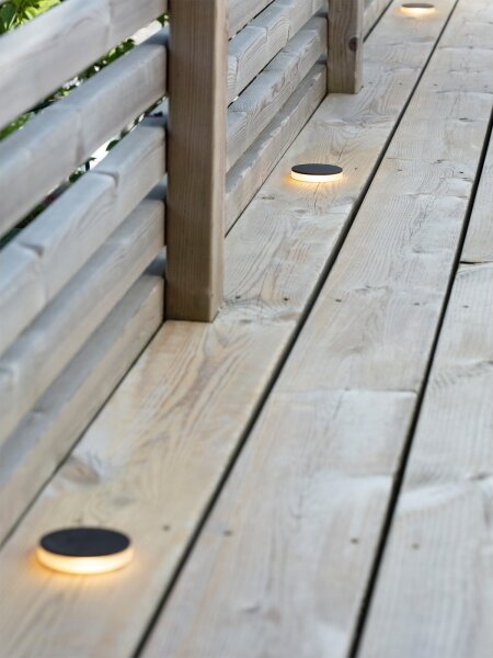 Markslöjd 106935 - Corp LED încastrat pentru exterior GARDEN24 LED/3W/24V IP44, negru