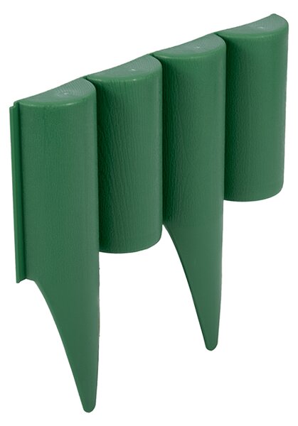 Palisada decorativa verde, separare gazon, flori, lungime 25 cm, inaltime 12,5 cm