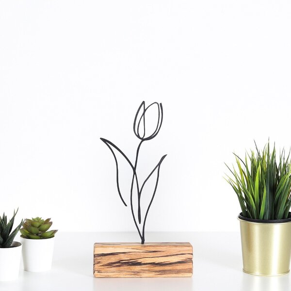 Obiect decorativ M-036 Negru 17x30x3.5 cm