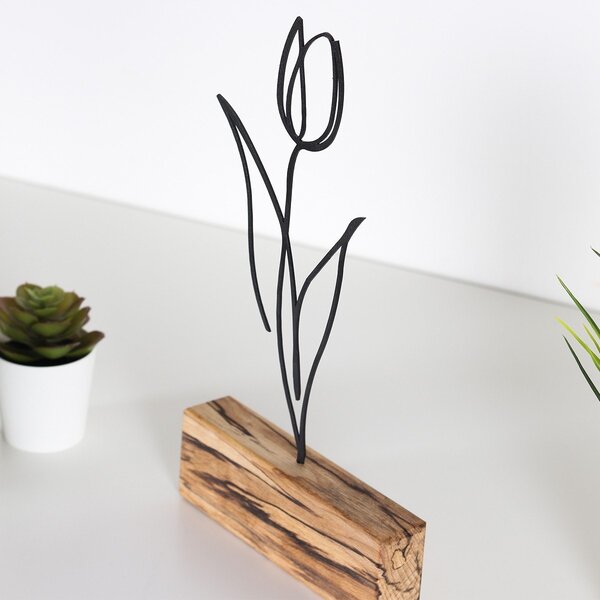 Obiect decorativ M-036 Negru 17x30x3.5 cm