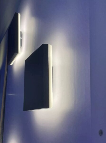 HÖFFTECH - Aplica LED de exterior, 10W/230V, pătrată, IP65