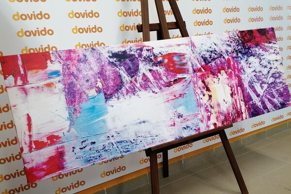 Tablou textura violetă