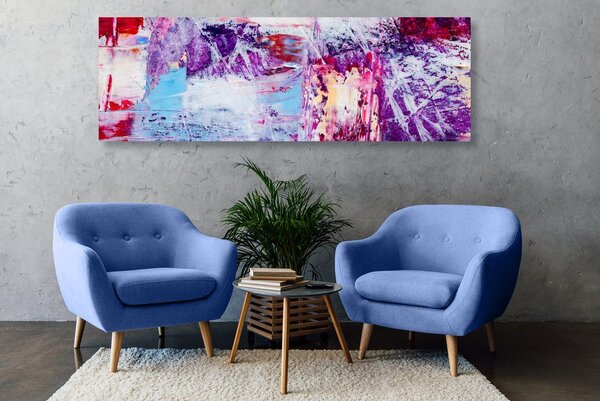 Tablou textura violetă