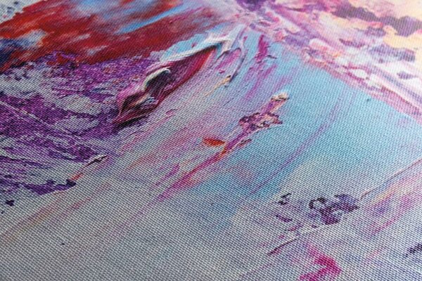 Tablou textura violetă