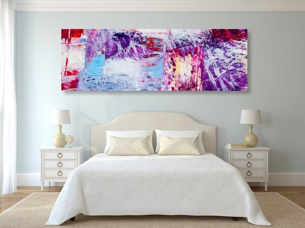 Tablou textura violetă